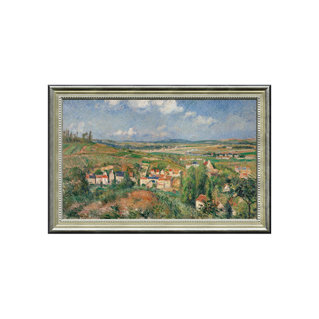The Village Of Eragny By Camille Pissarro