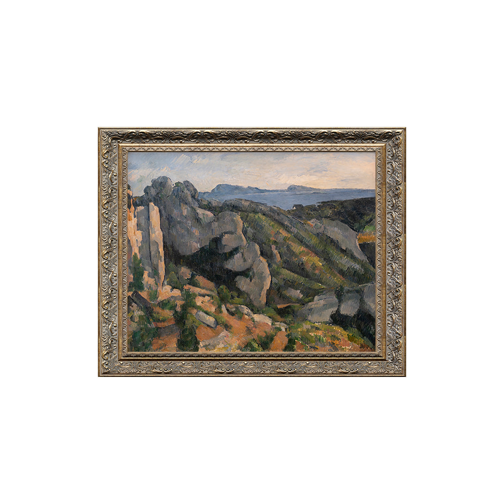 Rochers à l'Estaque (Rocks At L'Estaque) By Paul Cézanne