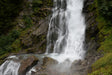 Thundering Cliffside Waterfall Canvas Wall Art