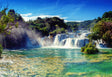Crystal Mist Waterfall Canvas Wall Art