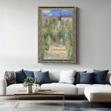  "The Artist's Garden at Vétheuil" By Claude Monet