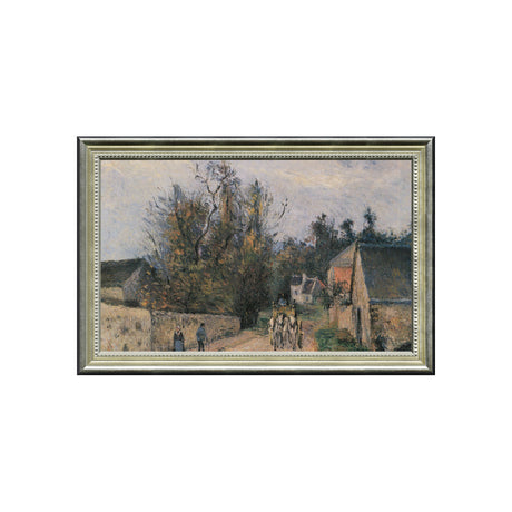 A Quiet Winter Day By Camille Pissarro