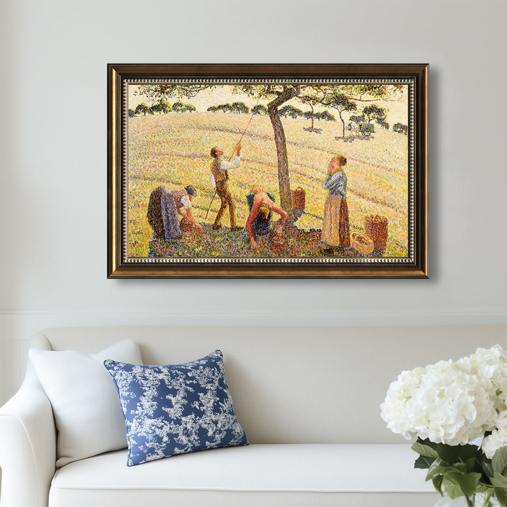 Apple Harvest By Camille Pissarro