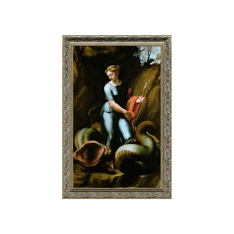 Saint Margaret Of Antioch By Raphael