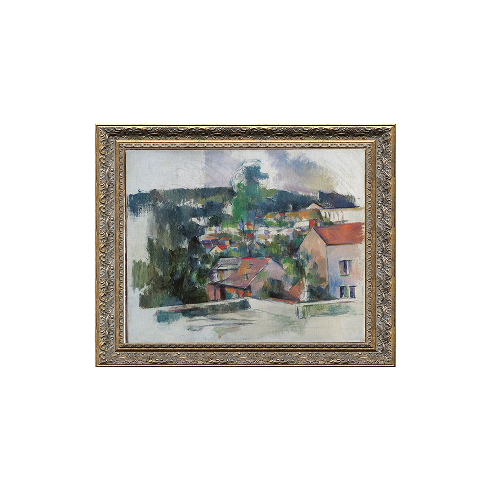 The Village Of Auvers By Paul Cézanne