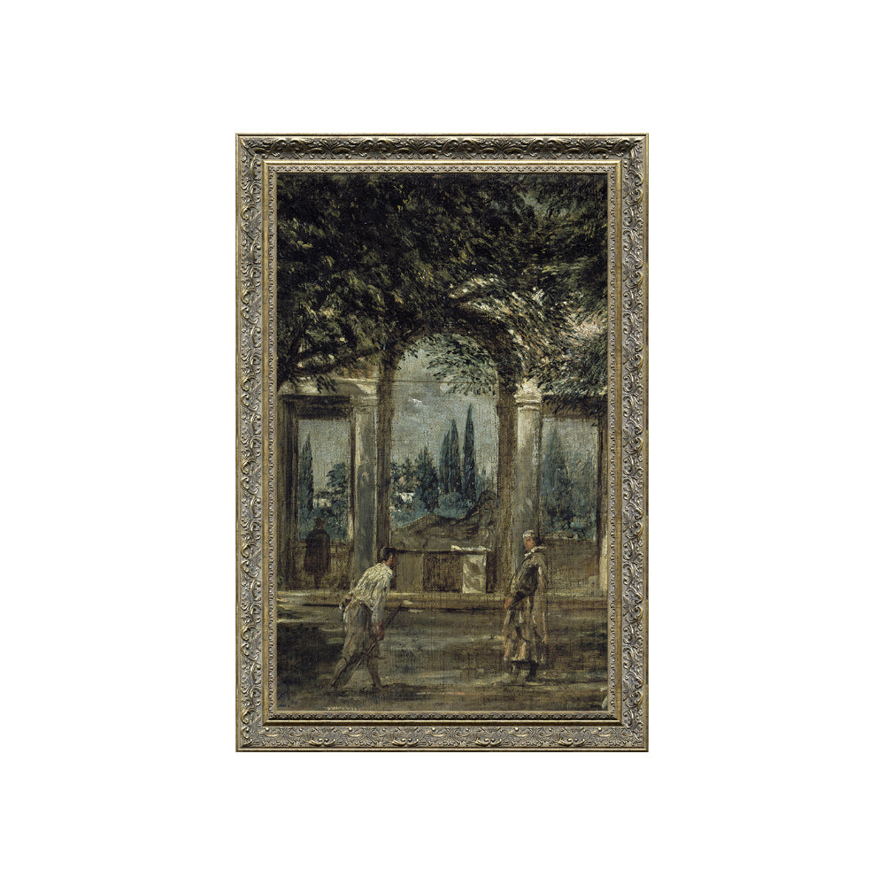 The Gardens Of The Villa Medici In Rome By Diego Velázquez