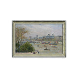 The Seine At Paris By Camille Pissarro