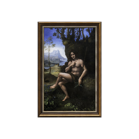 Saint John the Baptist" Wall Art – Leonardo da Vinci's Timeless Masterpiece