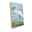 Tranquil Heron by the Water Canvas Wall Art