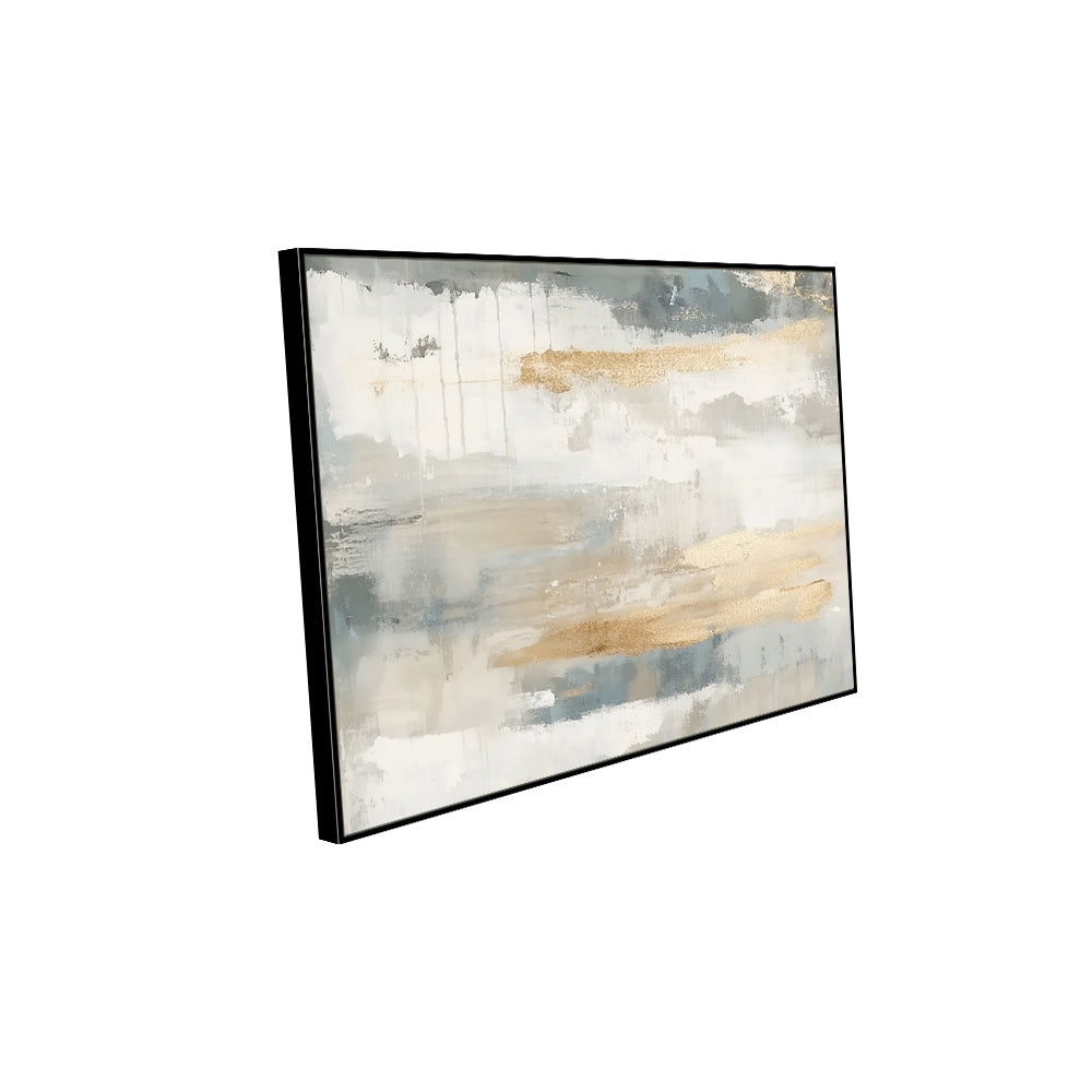 Gold & Grey Canvas Wall Art