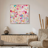 Vibrant Floral Bloom Canvas Wall Art - Colorful Home Decor