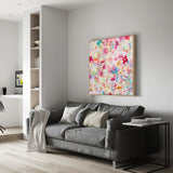 Vibrant Floral Bloom Canvas Wall Art - Colorful Home Decor