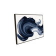 Deep Blue Brushstroke Canvas Wall Art