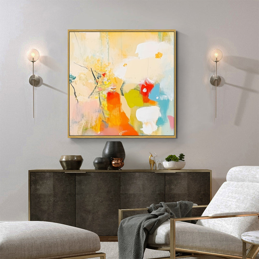 Hummingbird Bliss Canvas Wall Art - A Splash Of Nature And Color