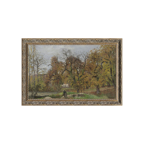  "Autumn Landscape, near Pontoise" By Camille Pissarro