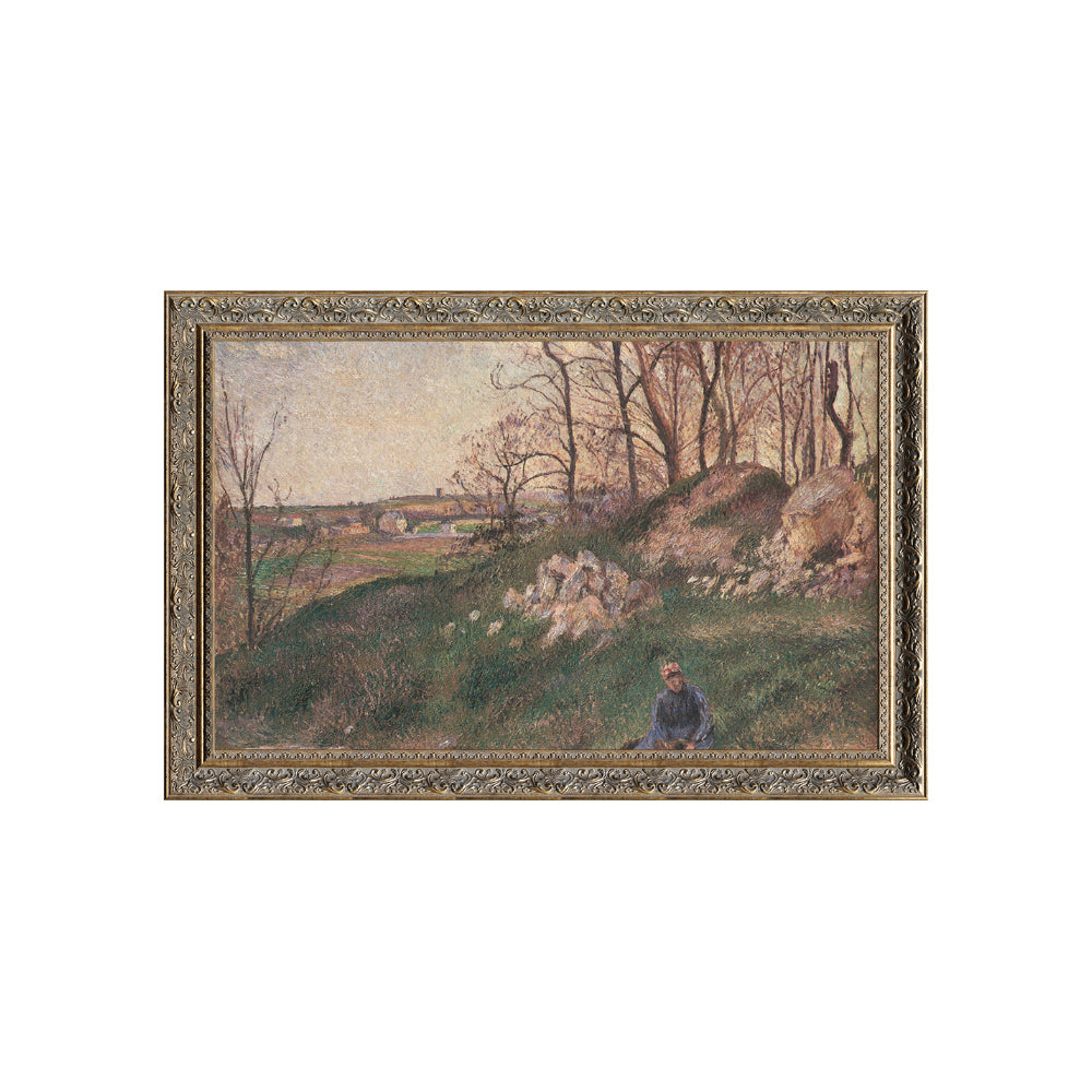 "The Quarries at Le Chou, Pontoise" By Camille Pissarro