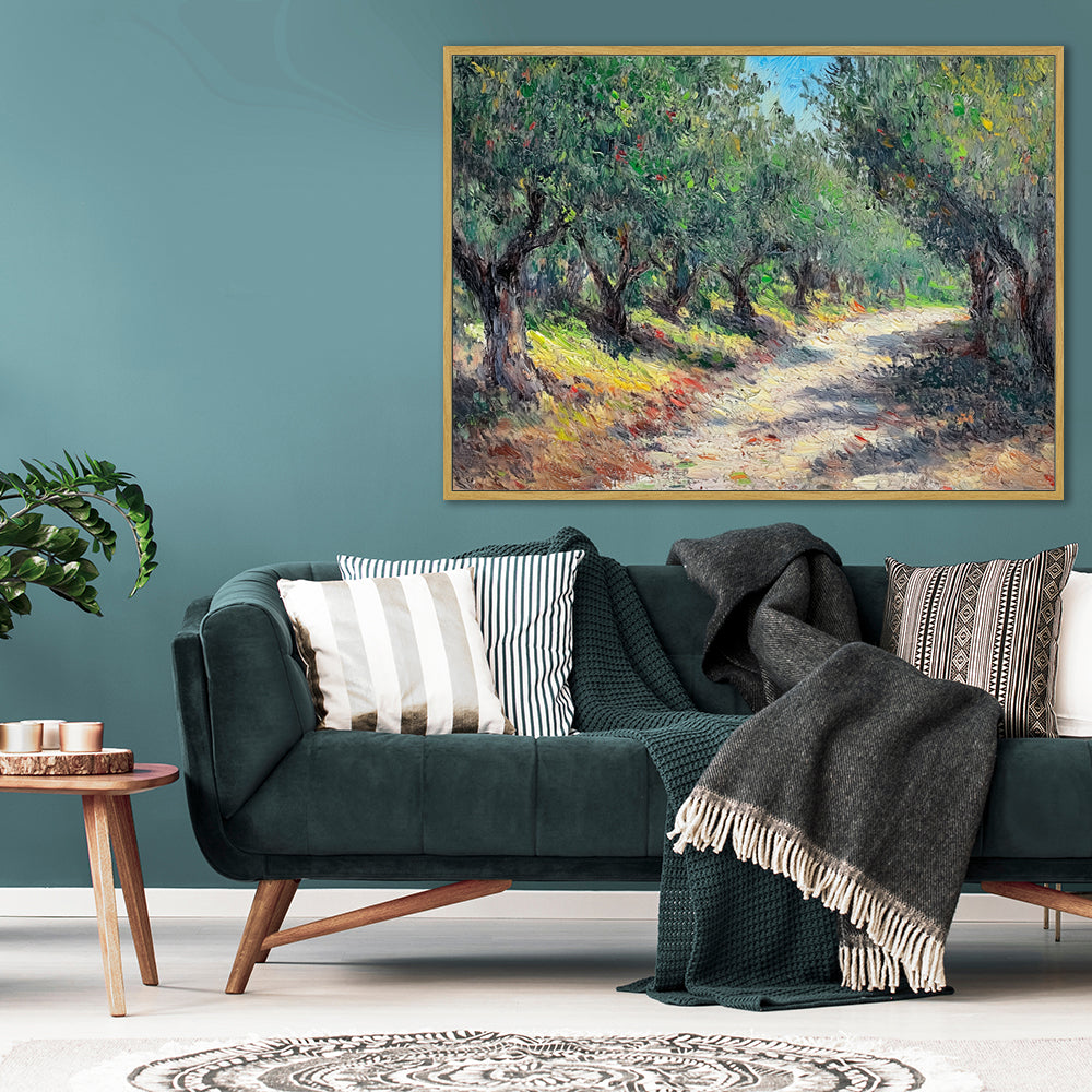 Canvas Wall Art - Serene Forest Pathway