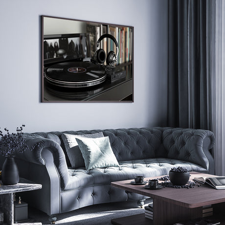  Canvas Wall Art - Vintage Vinyl Record Player