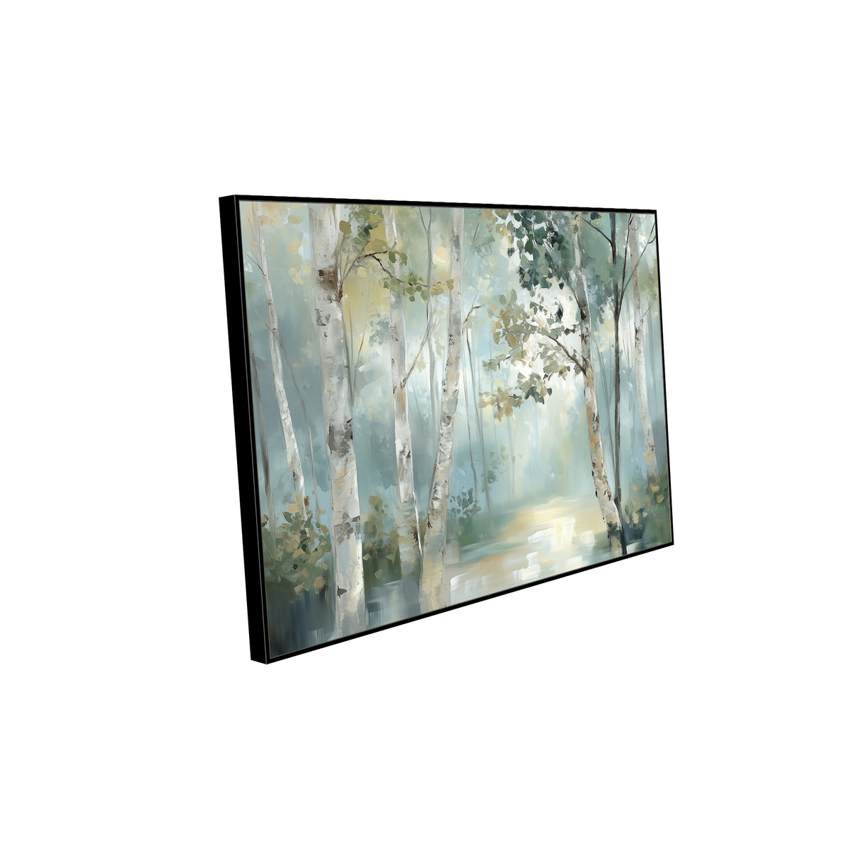 Serene Birch Forest Canvas Wall Art