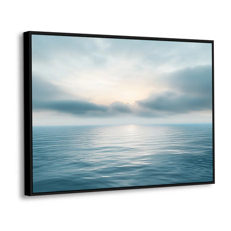 Tranquil Ocean Horizon Canvas Wall Art