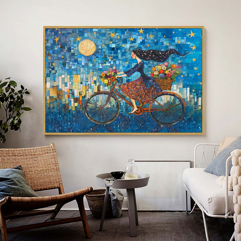 Canvas Wall Art - Whimsical Night Ride