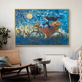 Canvas Wall Art - Whimsical Night Ride