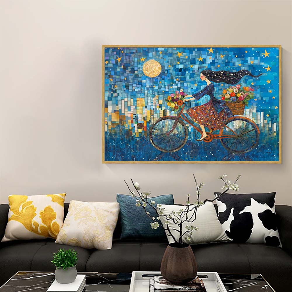 Canvas Wall Art - Whimsical Night Ride