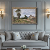 "The House Of Monsieur Musy, Louveciennes" By Camille Pissarro