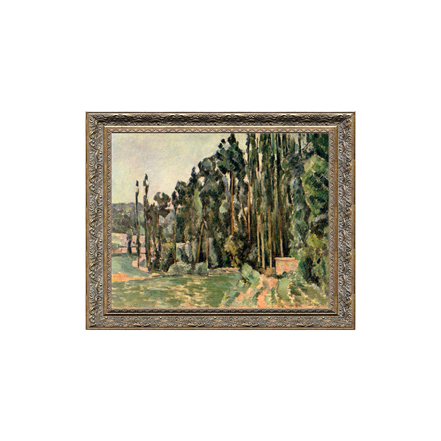 Poplars, Les Peupliers By Paul Cézanne