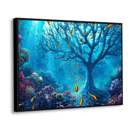 Underwater Marine Life Canvas Wall Art