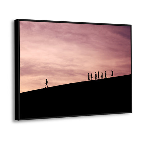 Journey At Dusk – Silhouette Canvas Wall Art