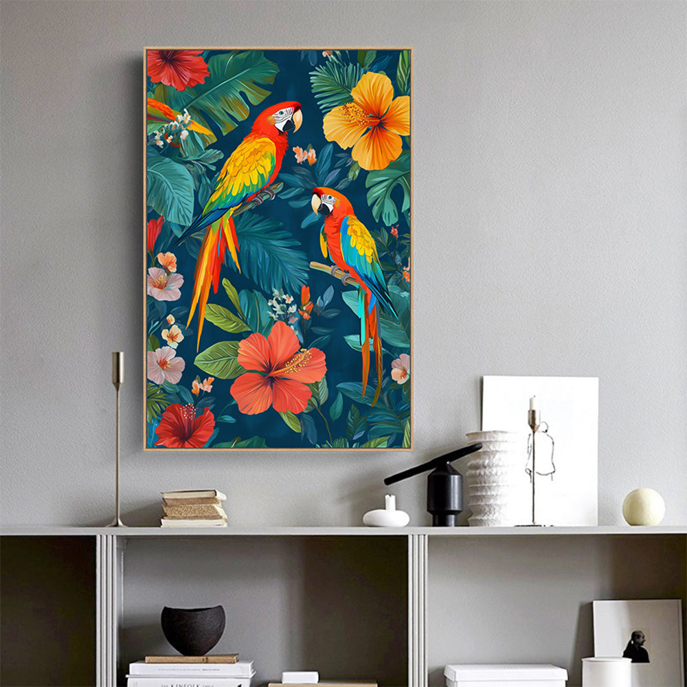 Vibrant Tropical Canvas Wall Art