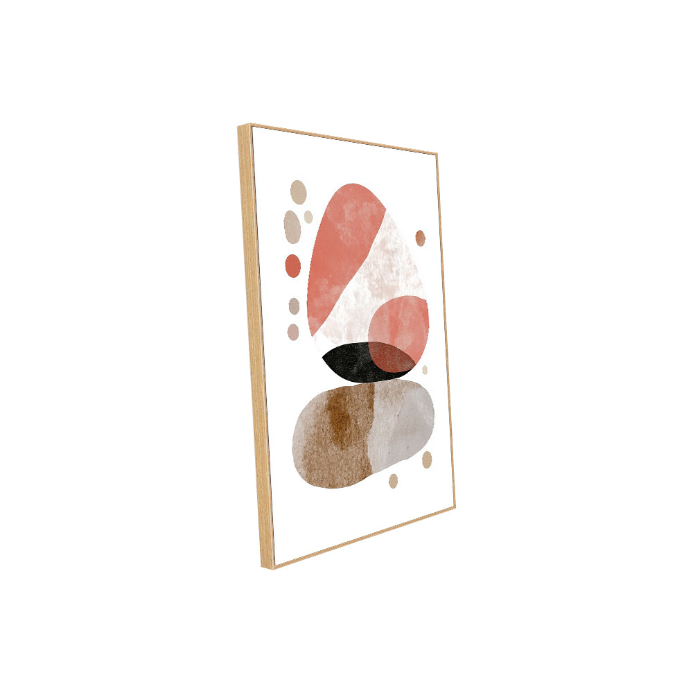 Minimalist– Earthy Geometric Design Canvas Wall Art 