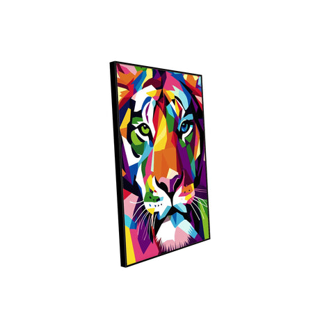 Vibrant Tiger Pop Art Canvas Wall Art