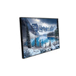 "Serene Winter Lake with Mountain Landscape"- Canvas Wall Art