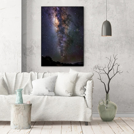 Eternal Galaxy Milky Way Canvas Wall Art