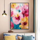 Vivid Floral Canvas Wall Art - A Burst Of Color For Your Space