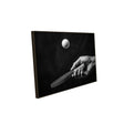 Black and White Table Tennis Moment-Canvas Wall Art