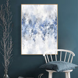 Blue And White Canvas Wall Art