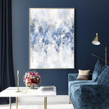 Blue And White Canvas Wall Art