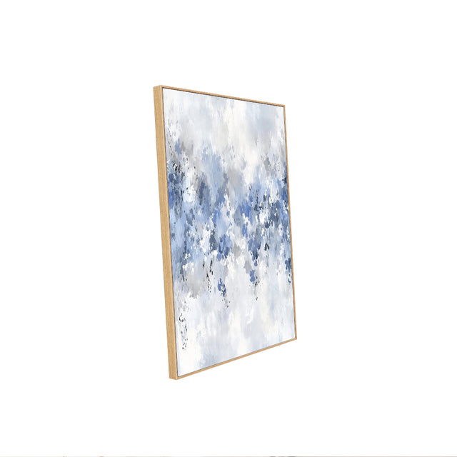 Blue And White Canvas Wall Art