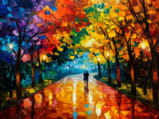 Path Of Colorful Dreams Canvas Wall Art