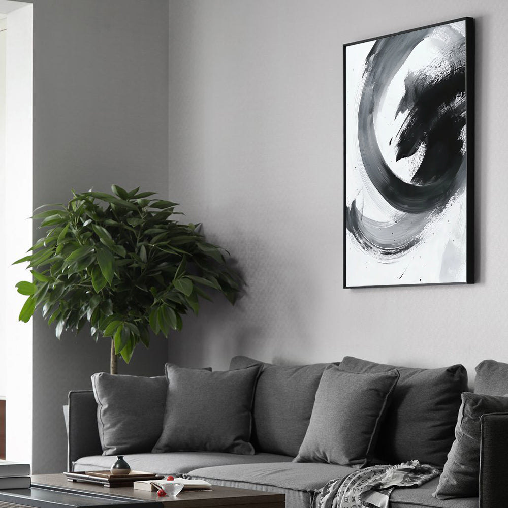 Black And White Canvas Wall Art