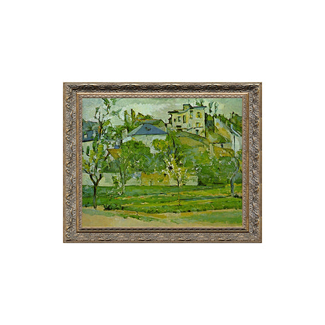 Orchard In Pontoise By Paul Cézanne