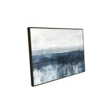 Modern Blue Horizon Canvas Wall Art