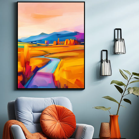 Vibrant Landscape Canvas Wall Art