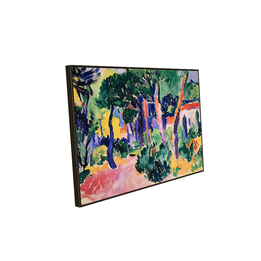 Vibrant Impressionist Landscape Canvas Wall Art