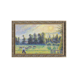 Pasture, Sunset, Eragny By Camille Pissarro