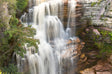 Cascading Serenity Cliffside Waterfall Canvas Wall Art