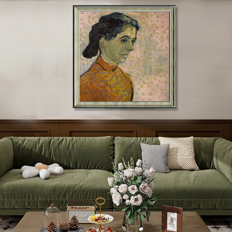 Vincent Van Gogh’s Portrait Of A Young Woman - A Masterpiece Of Emotion Canvas Wall Art